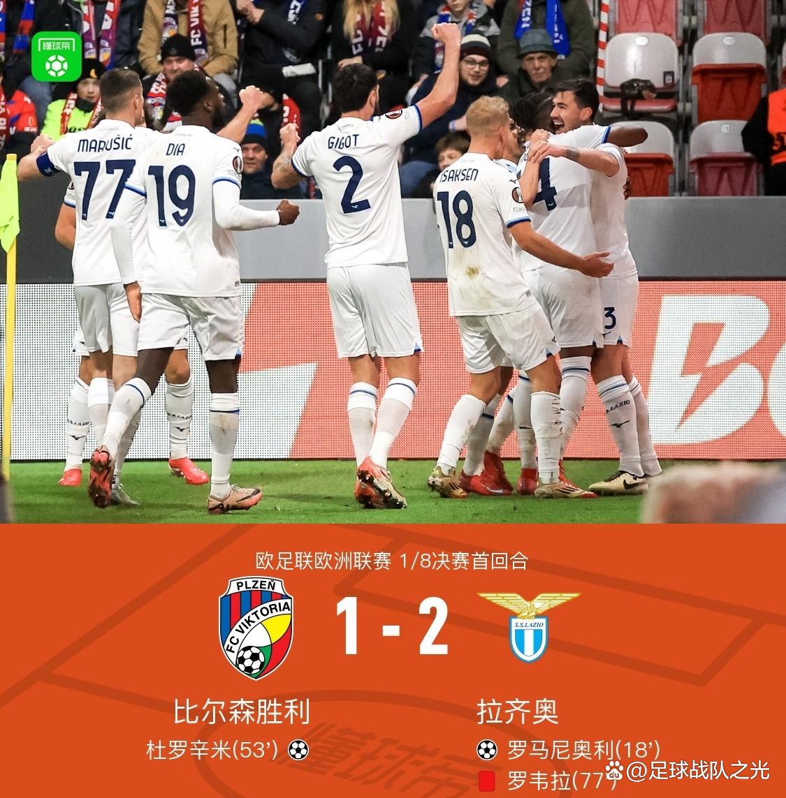 拉齐奥逆转胜利,实力得到认可 拉齐奥逆转胜利,实力得到认可