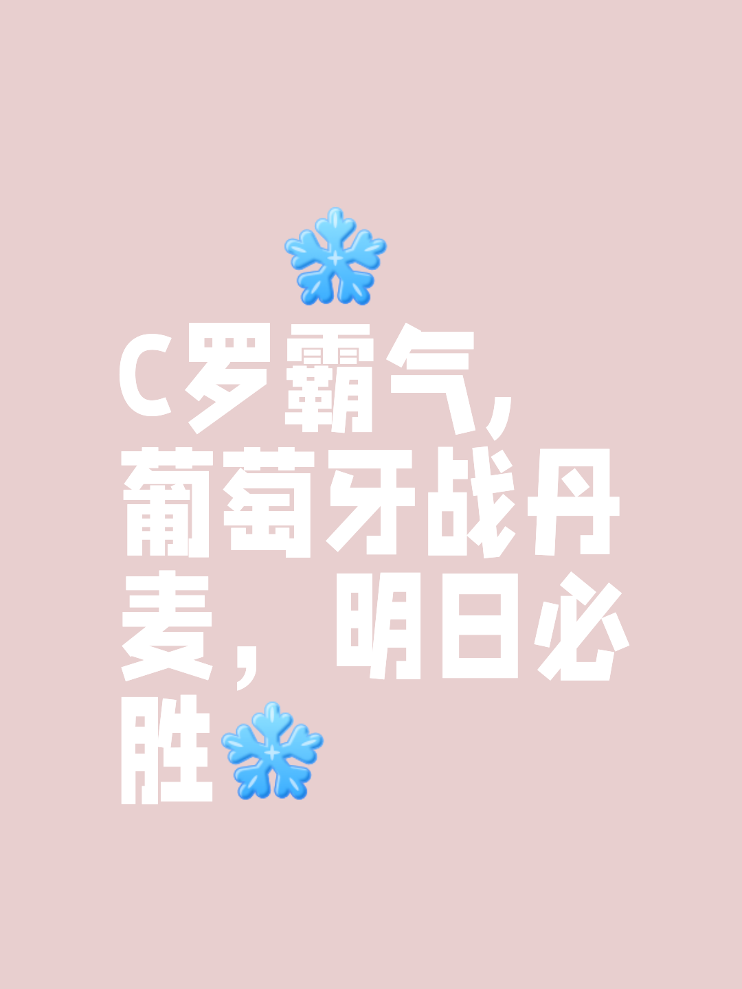 不容错失的机会，葡萄牙全力以赴